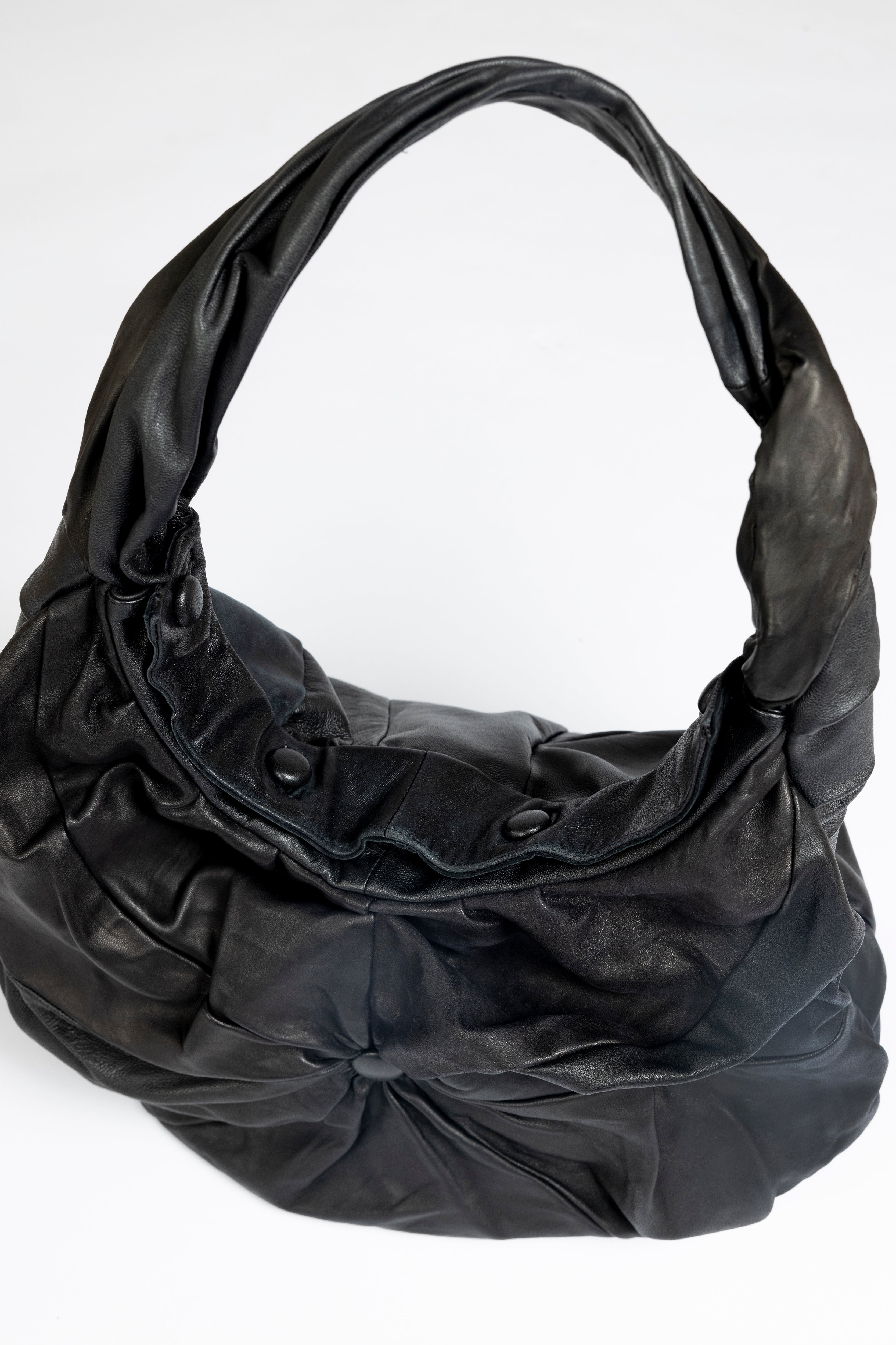 SHRUNKEN LEATHER BAG