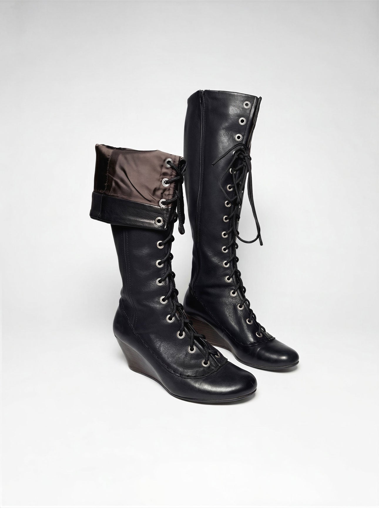 GAITER LEATHER BOOTS