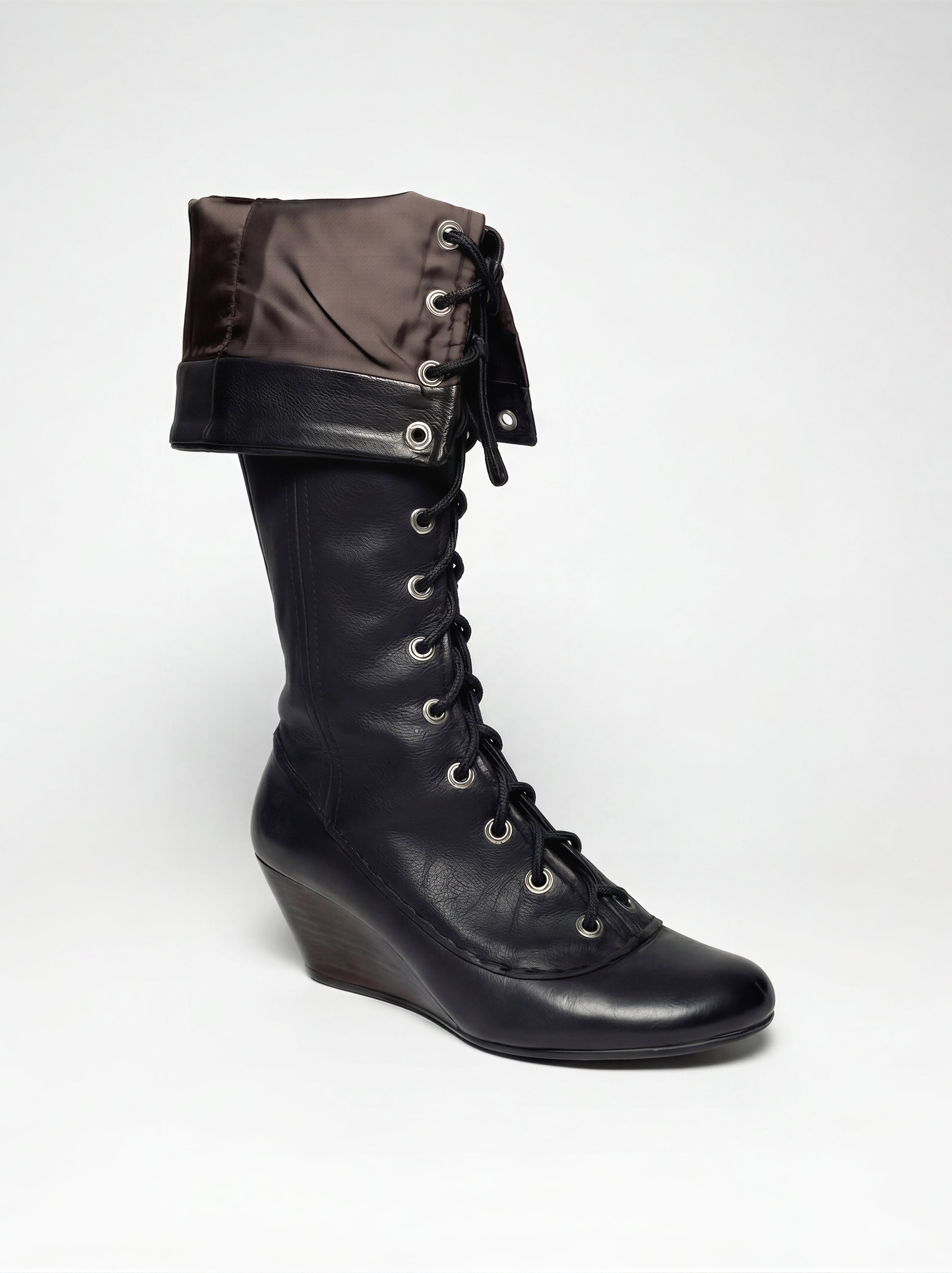 GAITER LEATHER BOOTS
